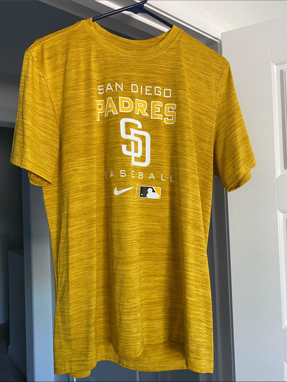 Nike San Diego Padres Yellow Dry Fit Graphic Tee